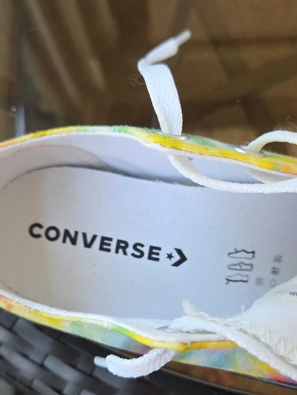 Converse Tie-Dye Canvas Sneakers - Multicolor with White Laces